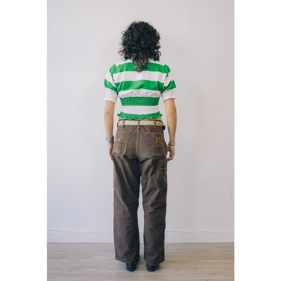 Rework Shirred Nike Celtic FC Football Jersey S/M - Picture 6 of 9